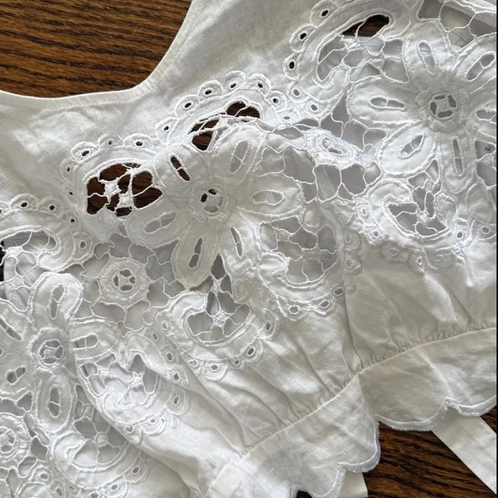 Free People Bali Sunshine On My Side Top Only size 10